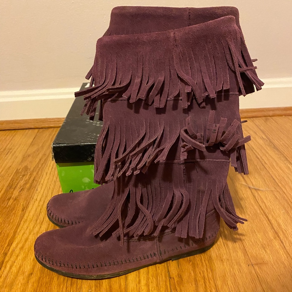 Minnetonka Fringed Boots